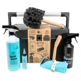 Juego de limpieza Peaty´s Complete Bicycle Cleaning Kit negro/azul