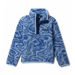 Sudadera para niños Columbia Helvetia™ II Printed Half Snap Fleece Mountain Blue T azul Mountain Blue T