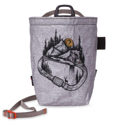 Saco de magnesio Chillaz Carabiner Forest gris claro Dot Grey Melange
