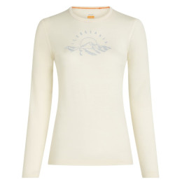 Camiseta funcional de mujer Icebreaker Women Merino 200 Oasis LS Crewe Sunrise Summit