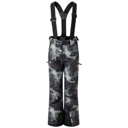 Pantalones de esquí para niños Dare 2b Pow II pant negro/gris Distressed Print