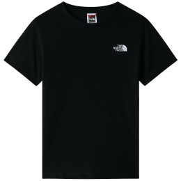 Camiseta para niños The North Face Teens S/S Simple Dome Tee negro Tnf Black/Tnf White