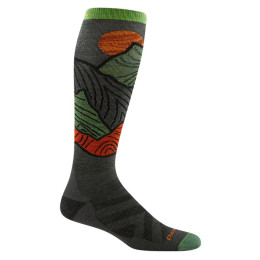 Medias de hombre Darn Tough Titan Otc verde claro/negro forest