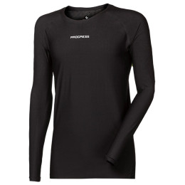 Camiseta funcional de hombre Progress Raptor LS negro černá
