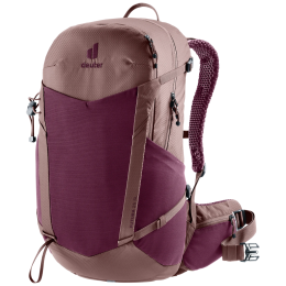 Mochila de mujer Deuter Futura 25 SL rosa/burdeos cassis-ashrose