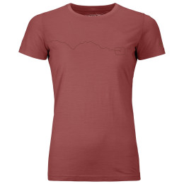 Camiseta de mujer Ortovox 120 Tec Mountain T-Shirt W rojo Blush