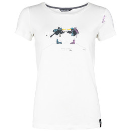 Camiseta de mujer Chillaz Gandia Gipfelstürmer blanco Creme