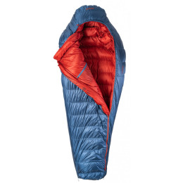 Saco de dormir de plumón Patizon DPRO 890 S (156-170 cm) azul/rojo Navy/Red