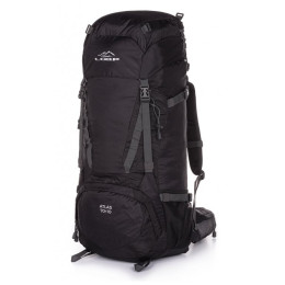 Mochila de senderismo Loap Atlas 70+10 negro/gris Black