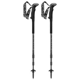 Bastones de senderismo Leki Poles Black Series SLS XTG negro black-darkanthracite-white