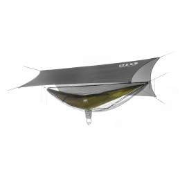 Juego de hamaca Eno SubLink Ultralight Hammock System gris/verde Grey Lichen