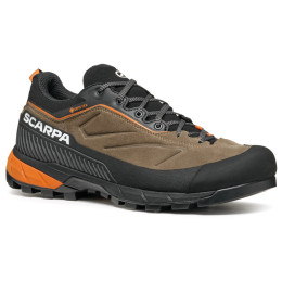 Calzado de senderismo para hombre Scarpa Rapid Xt Gtx marrón/naranja Caribou-Rust Orange