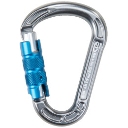 Mosquetón Climbing Technology Concept TG plata/azul GrayAnodizedBlueScrew