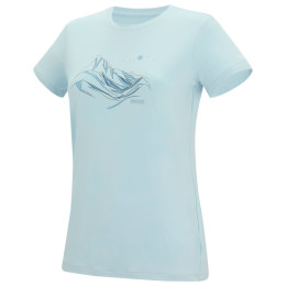 Camiseta de mujer Regatta Womens Fingal Stretch azul claro Skyway