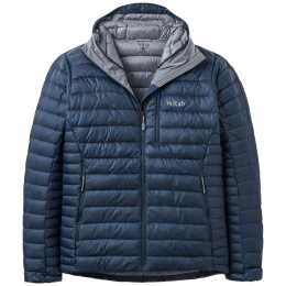 Chaqueta de hombre Rab Microlight Alpine Down Hoody azul Galaxy Blue