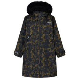 Abrigo impermeable para niños Regatta Junior Waterproof Changing Robe Pro Bark Green khaki BrkGrnDistsd
