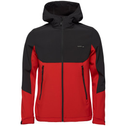 Chaqueta softshell de hombre Loap Lucas negro/rojo Red