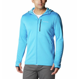 Sudadera funcional de hombre Columbia Park View™ Fleece Full Zip Hoodie azul claro Compass Blue Heather