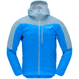 Chaqueta de hombre Norrona falketind aero60 Zip Hood azul Skydiver