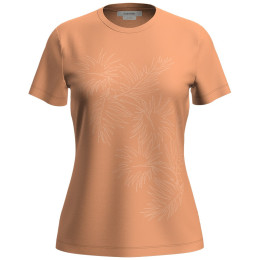 Camiseta de mujer Icebreaker W Mer 150 Tech Lite SS T Winter Flo naranja Feldspar