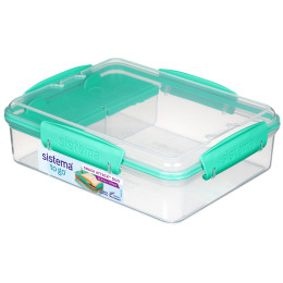 Caja de alimentos Sistema Snack Attack Duo 975ml verde