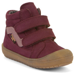 Zapatos barefoot para niños para todo el año Froddo Ollie Tex Bordeaux burdeos bordeaux