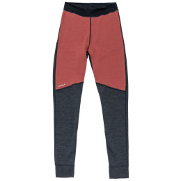 Calzoncillos funcionales de mujer Devold Expedition Arctic Pro Longs Wmn rojo/negro MARSALA