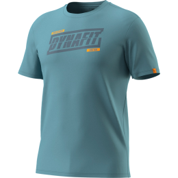 Camiseta de hombre Dynafit Graphic Co T-Shirt M azul claro 3161 - smoke blue/TABLOID