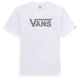 Camiseta de hombre Vans CHECKERED VANS-B blanco White/Black