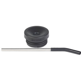 Cierre de recambio Klean Kanteen Wide Straw Cap negro Black
