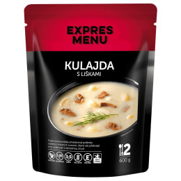Sopa Expres menu Sopa cremosa agridulce con rebozuelos (2porciones)