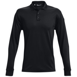Camiseta de hombre Under Armour Tac Performance Polo LS 2.0 negro Black / / Black