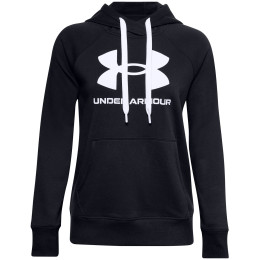 Sudadera de mujer Under Armour Rival Fleece Logo HD negro Black/White/White