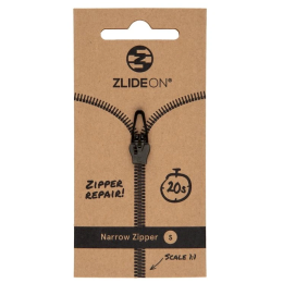 Cremallera de recambio ZlideOn Opravný jezdec pro úzké zipy - S negro black