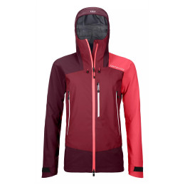 Chaqueta de mujer Ortovox Westalpen 3L Jacket W rojo DarkBlood