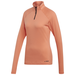 Camiseta de mujer Adidas W TraceRo 1/2LS naranja