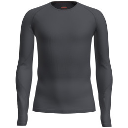 Camiseta funcional de hombre Icebreaker M Mer 260 Zoneknit Seamless LS Crewe negro Graphite