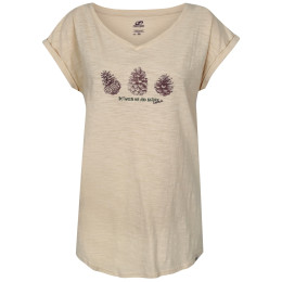 Camiseta de mujer Hannah Marme beige creme brulee