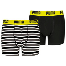 Bóxers para niños Puma Everyday Striped Boxers 2P