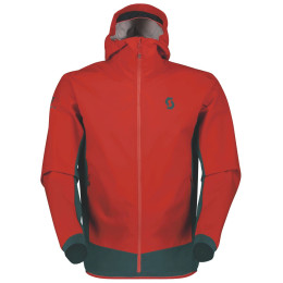 Chaqueta de hombre Scott Explorair Hybrid LT rojo/gris aruba green/magma red