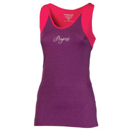 Camiseta sin mangas para mujer Progress Malaga 23MA violeta PurpleMelter/Pink