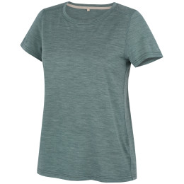 Camiseta de mujer MOOA Merino Lyolite Horizon 150 Comfy azul dusty teal