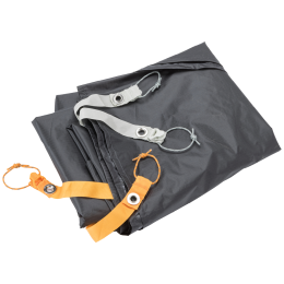 Suelo de tienda Big Agnes Footprint Copper Spur UL3 Bikepack negro Asphalt