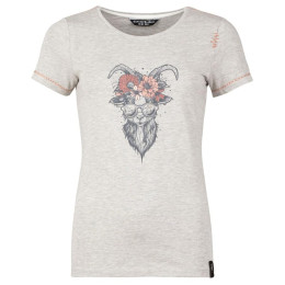 Camiseta de mujer Chillaz Saile Alps Love gris grey melange