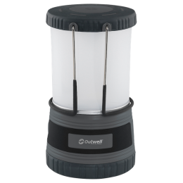 Lámpara de acampada Outwell Carnelian DC 1000 negro/blanco Blue Shadow