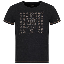 Camiseta de hombre Loap Alexus negro black