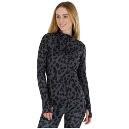 Camiseta funcional de mujer Fundango Yade II Baselayer Top negro/gris scratch