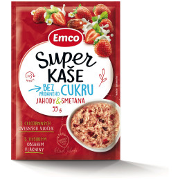 Gachas Emco Super papilla fresa/nata 55g