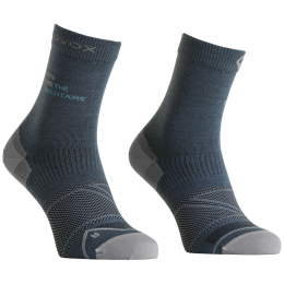 Calcetines de lana merino para mujer Ortovox Alpine Light Comp Mid Socks W gris/azul Dark Arctic Grey