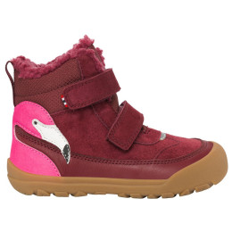 Botas de invierno para niños Viking Outdoor Footwear Alv Barefoot Paw Warm WP 2V Burgundy rojo oscuro Burgundy